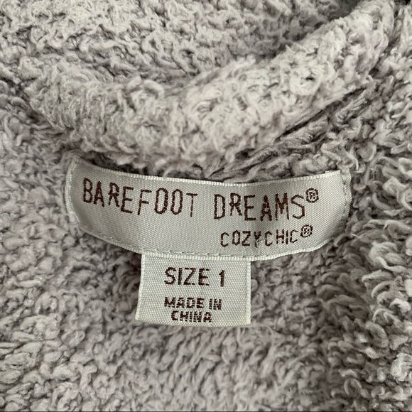 Barefoot Dreams CozyChic Robe Gray Size 1 - Picture 13 of 14